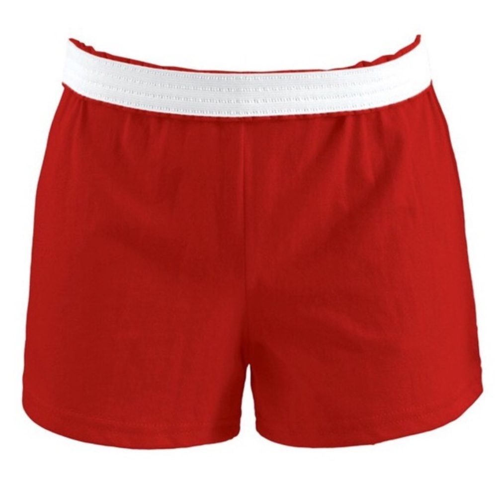 red soffe shorts